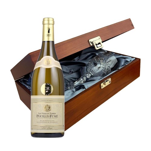 Dominique Pabiot Pouilly Fume In Luxury Box With Royal Scot Wine Glass